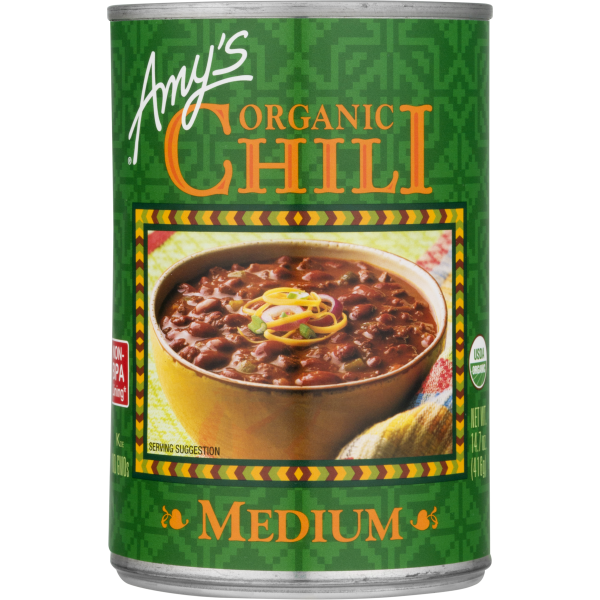 Amy s - Organic Chili Medium, 14.7 Oz | Pack Of 12 Online Hot Sale