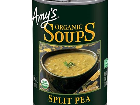 Amy s - Organic Split Pea Soup Low Fat Low Sodium, 14.1 Oz | Pack Of 12 Online Sale