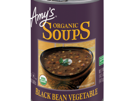 Amy s - Organic Black Bean Vegetable - 14.5 Oz | Pack Of 12 Online now