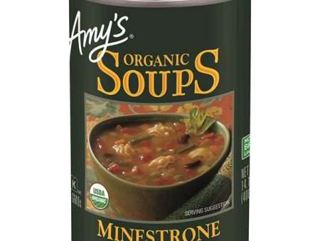 Amy s - Organic Minestrone Soup, 14.1 Oz | Pack Of 12 Online now