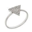 Elegant Confetti Venice Women s 18k Gold Plated Triangle Fashion Ring For Discount