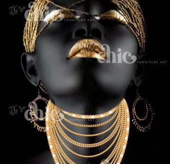 African Woman In Gold Discount