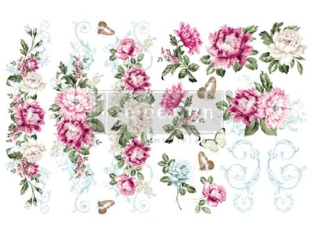 Springtime Peonies - Redesign H20 Transfer on Sale