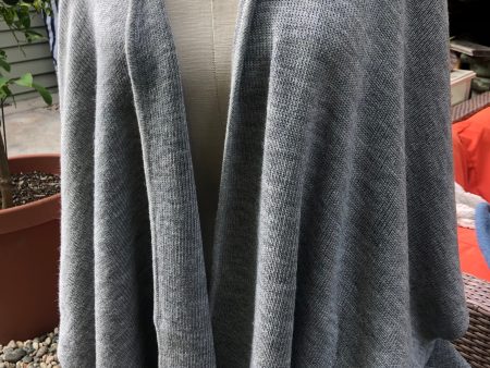 Heather Grey Alpaca Cape Online