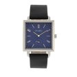 Simplify The 5000 Leather-Band Watch - Black Blue Online