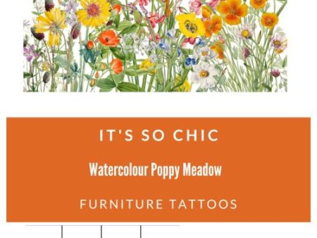 Poppy Meadow Furniture Tattoos®️ (transfers) For Sale