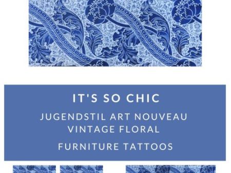 Jugendstil Art Nouveau Vintage Floral Furniture Tattoos®️ Hot on Sale