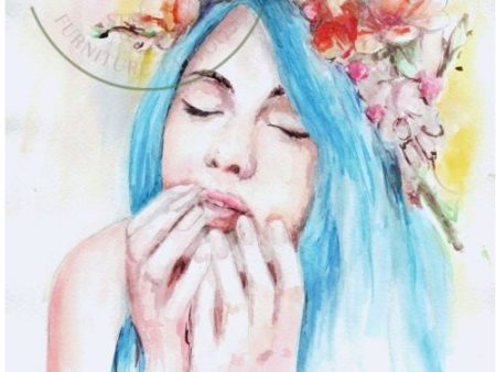 Blue Haired Beauty Online Sale