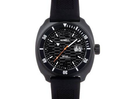 Axwell Mirage Strap Watch w Date - Black Sale