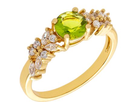 Bertha Juliet Women s 18k Gold Plated Cluster Fashion Ring Discount