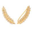 Sole du Soleil Lily Women s 18k Gold Plated Crawler Fashion Earrings Online Sale