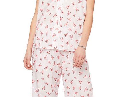 Capri Pajama Set - Lobster Print Supply