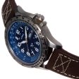 Axwell Blazer Leather Strap Watch - Brown Navy Supply