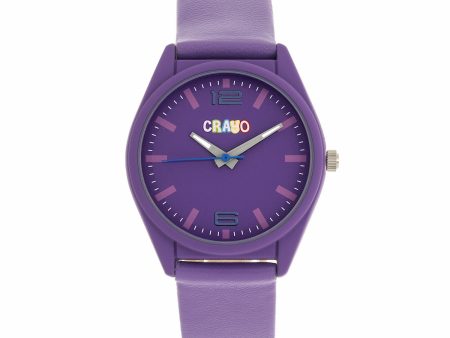 Crayo Dynamic Unisex Watch - Purple For Cheap