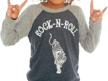 Rock n Roll Tiger Athletic Tee Fashion