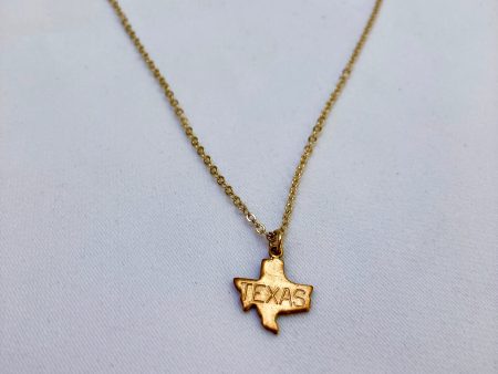 Texas Gold-Plated Charm Necklace Supply