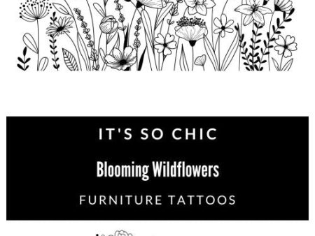 Blooming Wildflowers Furniture Tattoos®️ For Sale