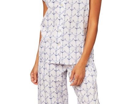 Capri Pajama Set - Anchor s Away Print Discount