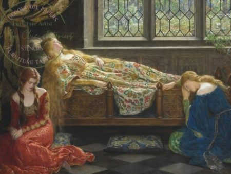 The Sleeping Beauty by John Collier Hot on Sale