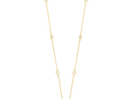 Sole du Soleil Marigold Women s 18k Gold Plated Satellite 32  Fashion Necklace on Sale