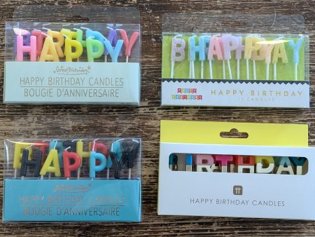 Happy Birthday Candles Set For Discount