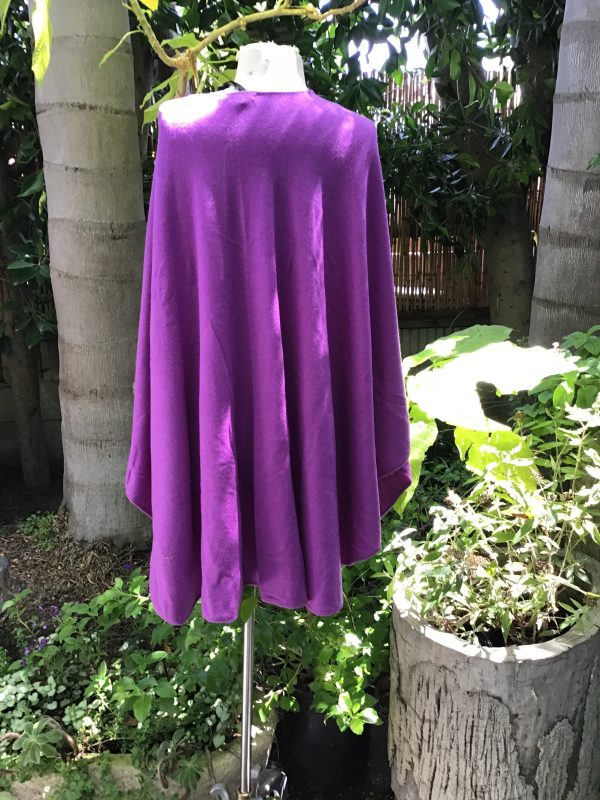 100% Cashmere Cape   Orchid Online Sale