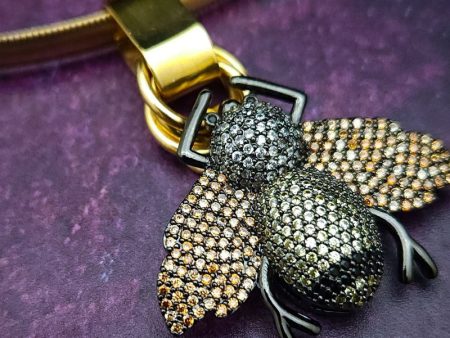 * READY to SHIP QUEEN BEE Crystal Collar Enhancer {One of a Kind} on Sale