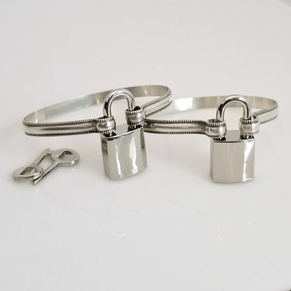 JANUS Handcuff Bracelets {Pair} Sterling Hot on Sale