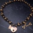 BRAMBLES Barbed Chain Collar, Black Sterling and Rose Gold Fashion