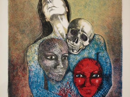 Ana Mendez Azcarate - Resurrection in red and blue Online Hot Sale