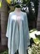 100% Cashmere Cape   Duck Egg Blue Online Hot Sale