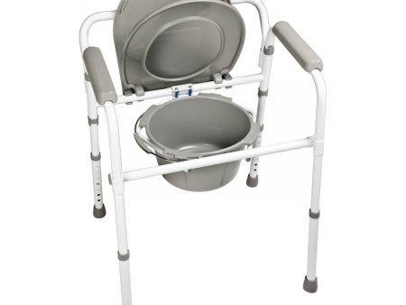 Lumex 3-in-1 Steel Folding Commode Cheap