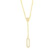 Sole du Soleil Lily Women s 18k Gold Plated Geo Drop Fashion Necklace on Sale