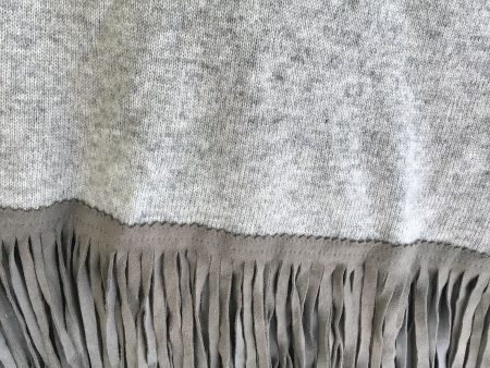 Fringe Cashmere Shawl For Sale