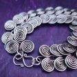 KYRO Egyptian Coils Locking Bracelets, Sterling Silver Fashion