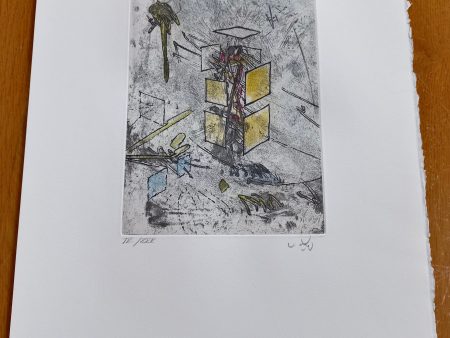 Roberto Matta - Droites Liberees plate VII Cheap