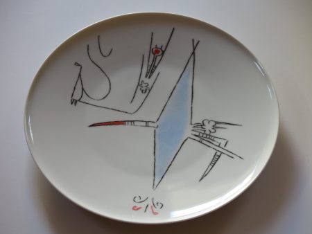 Wifredo Lam - Ceramica di Albisola serving plate - 12  in porcelain Discount