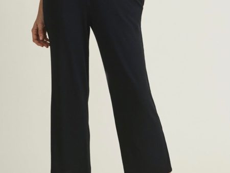 SKIN Noelle Crop Pant - Black & Crushed Pearl Online