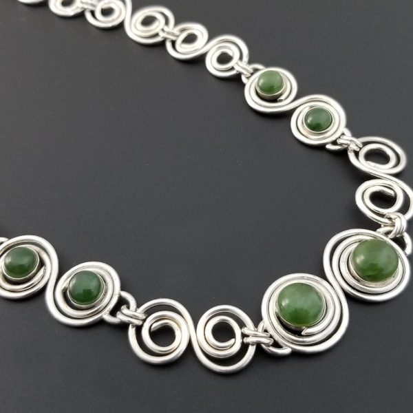 INFINITY SOFT COLLAR, Sterling Silver with Gemstones {Several Choices} Supply