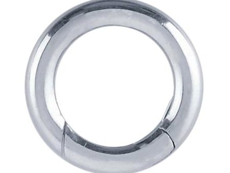 PUSH O RING CLOSURE, Sterling Silver {16mm} For Cheap