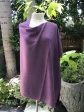 100% Cashmere Poncho   Iris Color Online