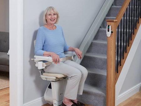 1100 Straight Stairlift with Free Standard Installation & Warranty - Lifetime Motor, 5 yrs Batteries & 2 yr Parts and labor (only NY NJ Metro Area) Hot on Sale