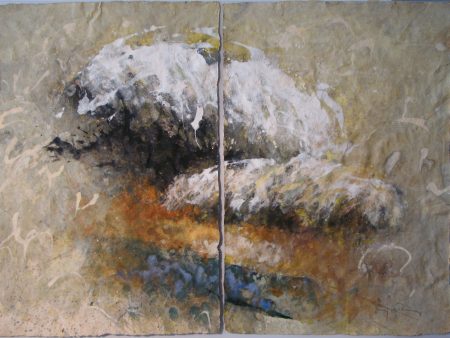 Baruj Salinas - Cascada Diptych on Sale