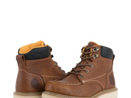 Men s Wedge 6” Steel Toe Work Boot For Discount