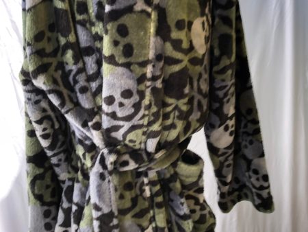 Skull Fleece Youth Robe For Sale