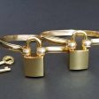 JANUS Handcuff Bracelets, 14k Gold Filled {Single or Pair} Cheap