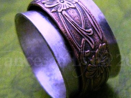 SOFT and SWEET RING, Sterling with Gold Spinning Band Online Sale