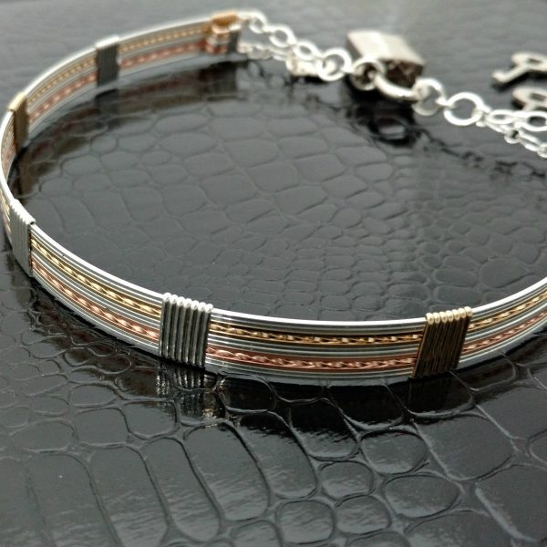 TRIFECTA Submissive Collar, Mixed Metals Cheap