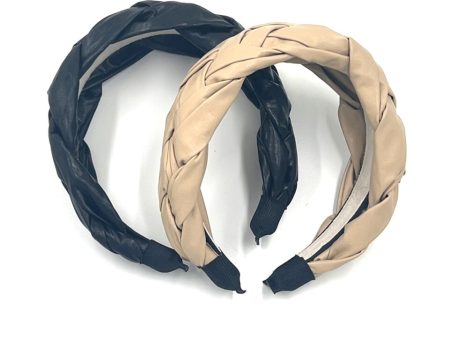 Woven Leather Headband Cheap