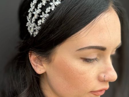 Butterfly Tier Crystal Headband For Sale